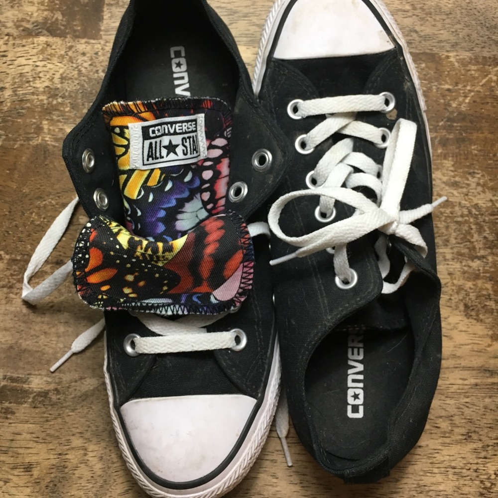 Women's 8 Double Tongue Chuck Taylor Converse